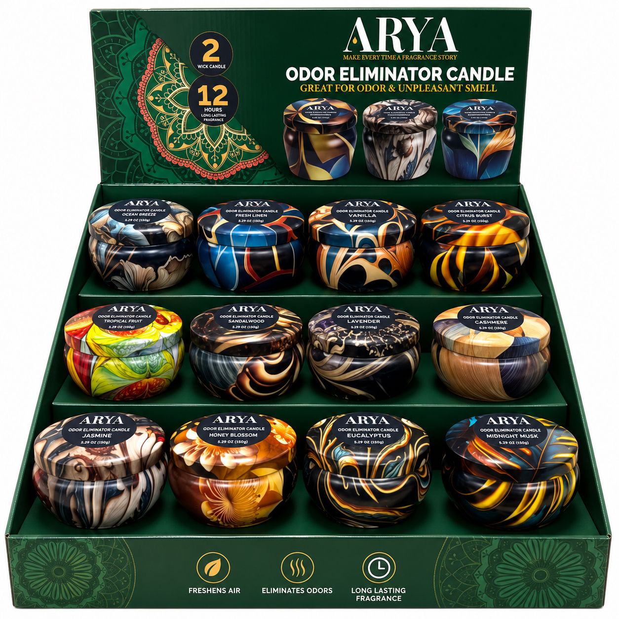 Arya Candles   12/ disp 