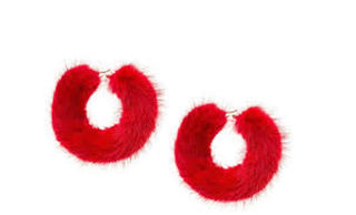 Furry Earrings
