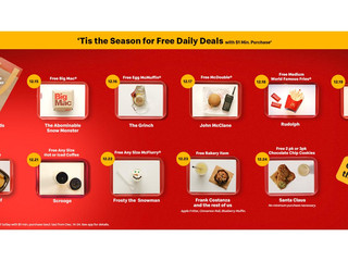 McDonald's 2020 Christmas Menu
