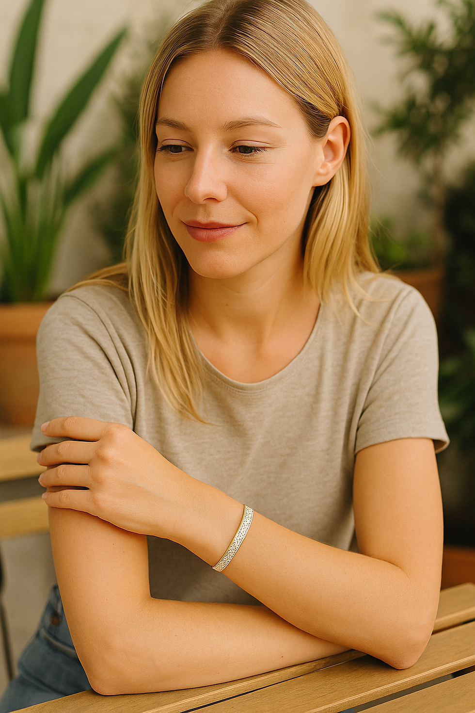 Miniature : Bracelet Pauline blanc