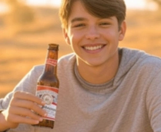 Intentionally underage Alcohol creative solved by Compliance AI