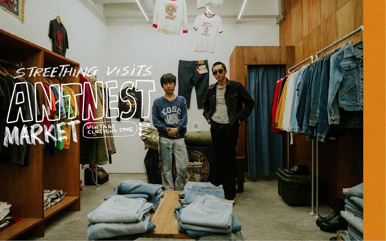 streething visits antnest market bangkok apparel thrift vintage clothing store interior