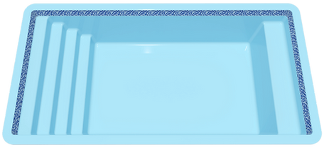 mosaic rectangular 3d pool rendering