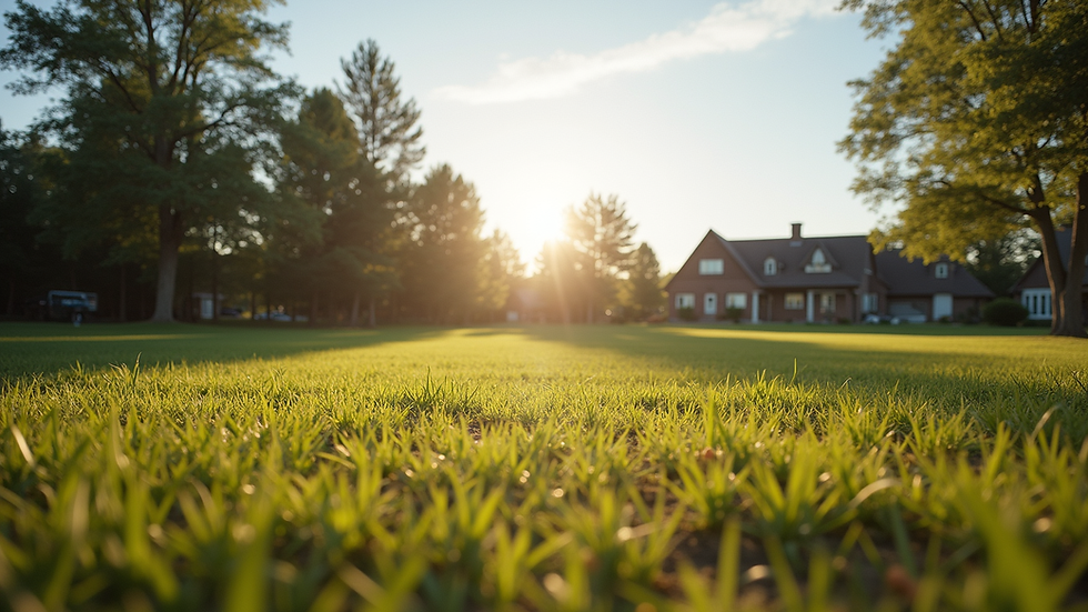 Eye-level view of a spacious lot in Maple Grove Estates