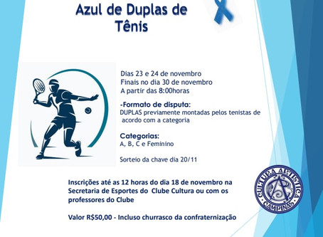 II Torneio Novembro Azul de Duplas de Tênis