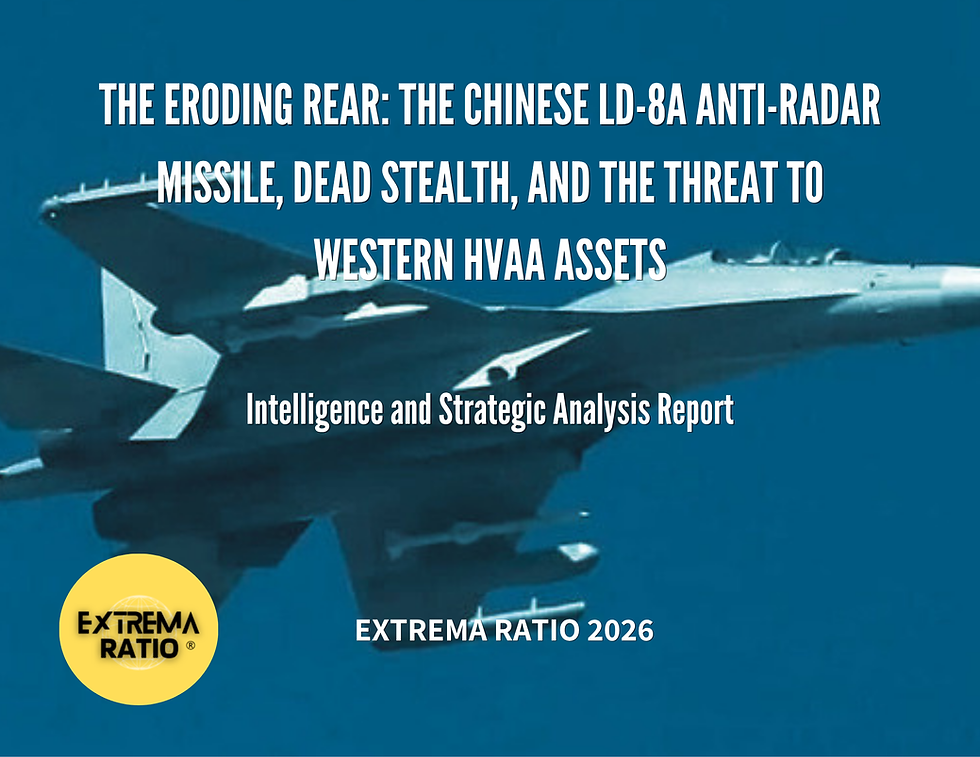 THE ERODING REAR: THE CHINESE LD-8A ANTI-RADAR MISSILE, DEAD STEALTH, AND THE THREAT TO WESTERN HVAA ASSETS