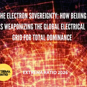 THE ELECTRON SOVEREIGNTY: HOW BEIJING IS WEAPONIZING THE GLOBAL ELECTRICAL GRID FOR TOTAL DOMINANCE