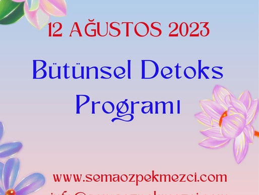 Bütünsel Detoks Programı Yeni Dönemi