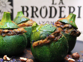 Courgettes rondes farcies
