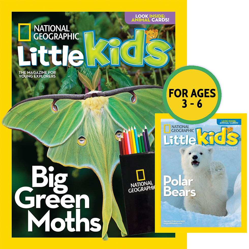 NatGeo Little Kids - 6-bimonthly issues- PS