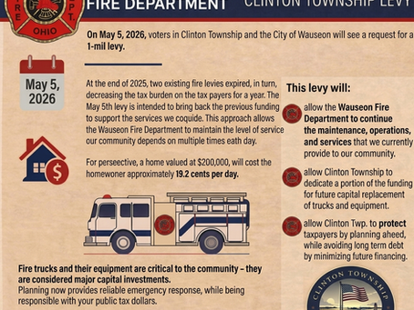 May 5 Fire Levy: What It Means for Clinton Township and Wauseon