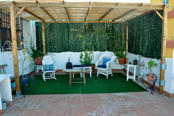 Terrasse im Obergeschoss