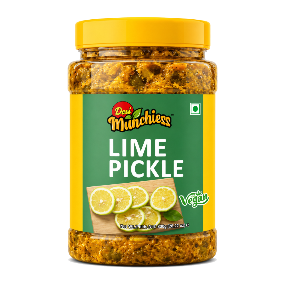 DesiMunchiess Lime Pickle 800g jar