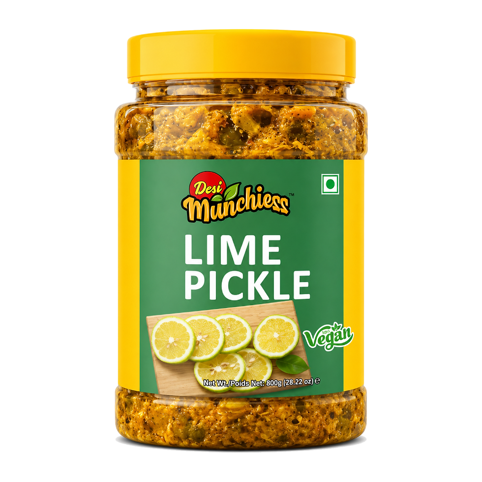 DesiMunchiess Lime Pickle 800g jar