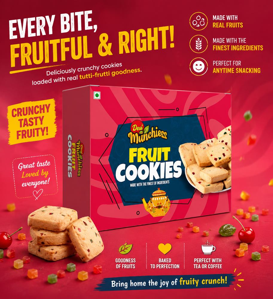 Fruit Cookies 400Gm