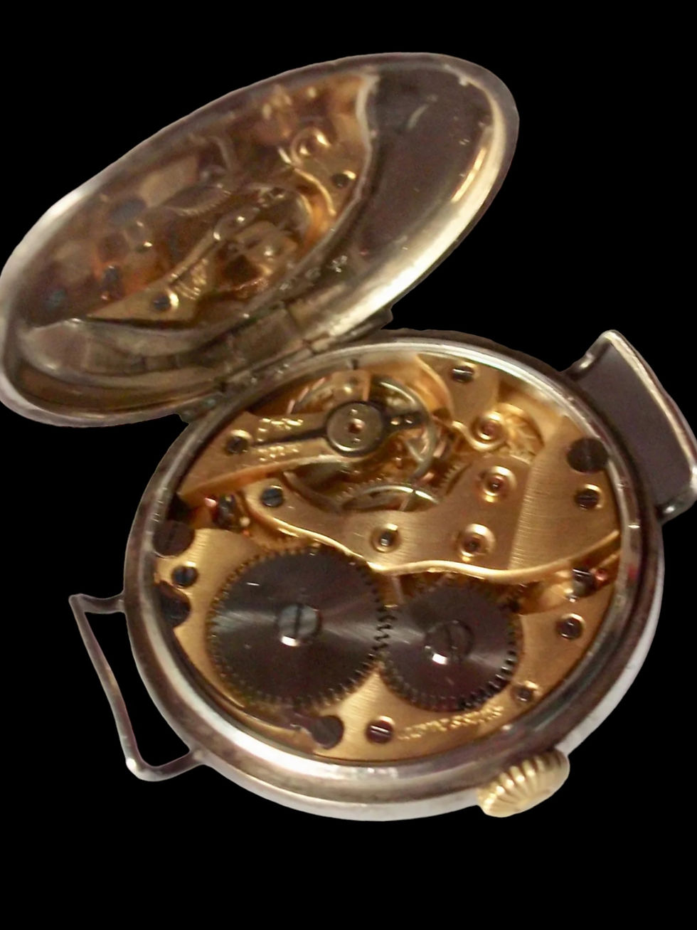 Thumbnail: 1915 WW1 Unbranded Sterling Silver Trench Watch