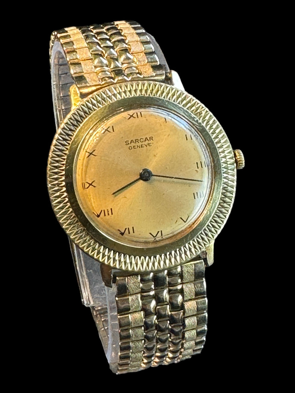 1970’s Sarcar Geneve Gents Dress Watch on Bracelet
