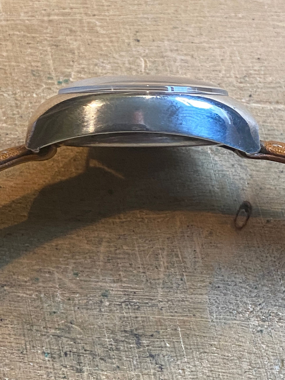 Thumbnail: 1915 Unbranded Swiss Made Sterling Silver Officers Trench Watch