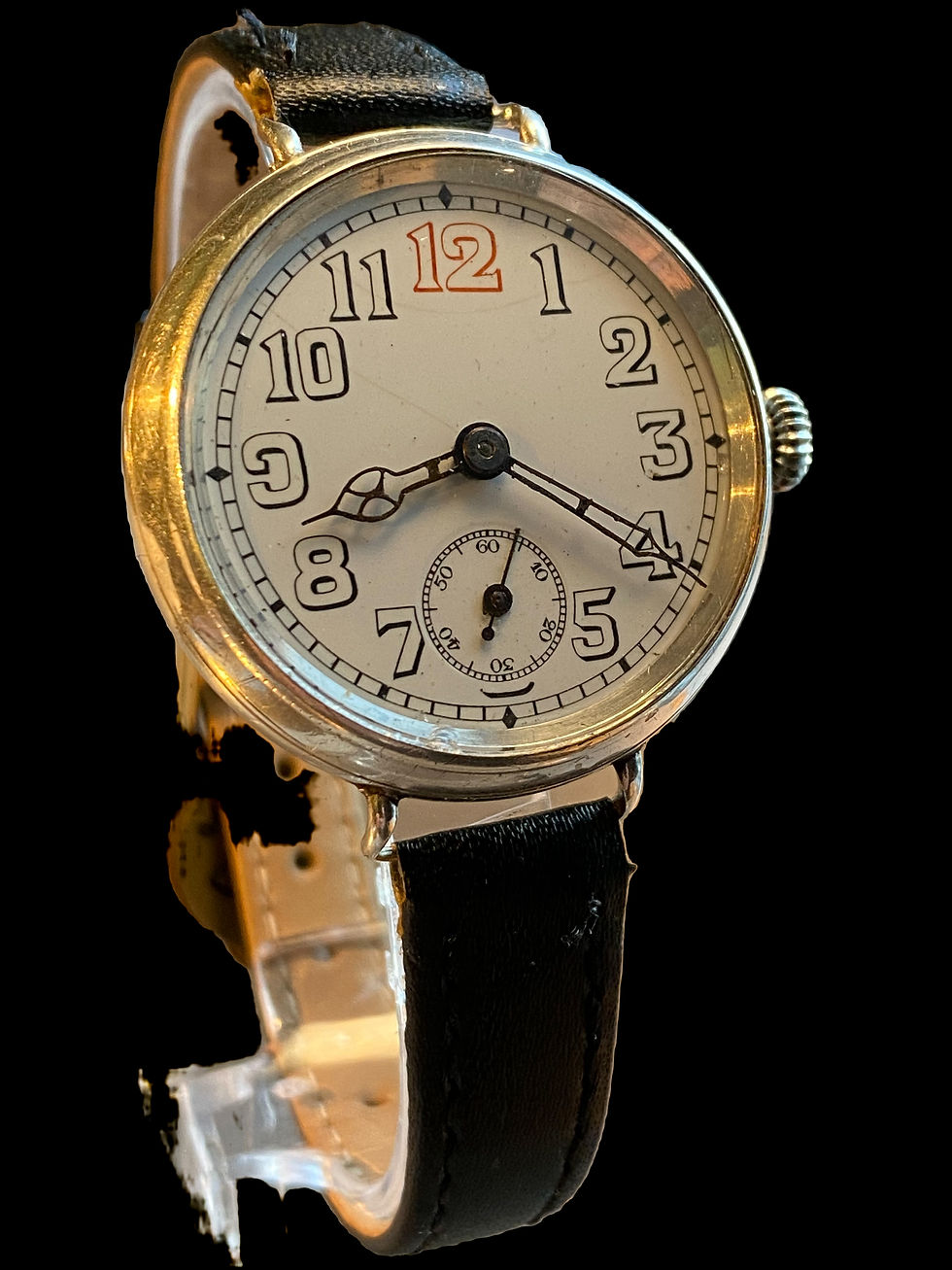 Officers 1917 Marvin Sterling Silver Trench Watch