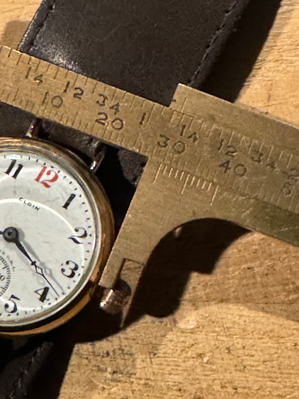 Thumbnail: c.1919 Elgin Gents Trench Watch USA Made