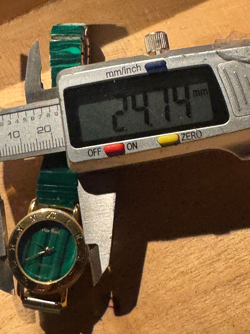 Thumbnail: 1980’s Pierre Nicol Quartz Malachite Ladies Dress Watch