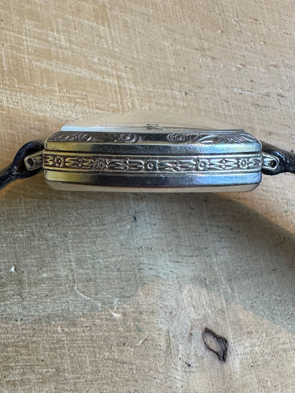 Thumbnail: c1928 Elgin Gents Tonneau shape Dress Watch