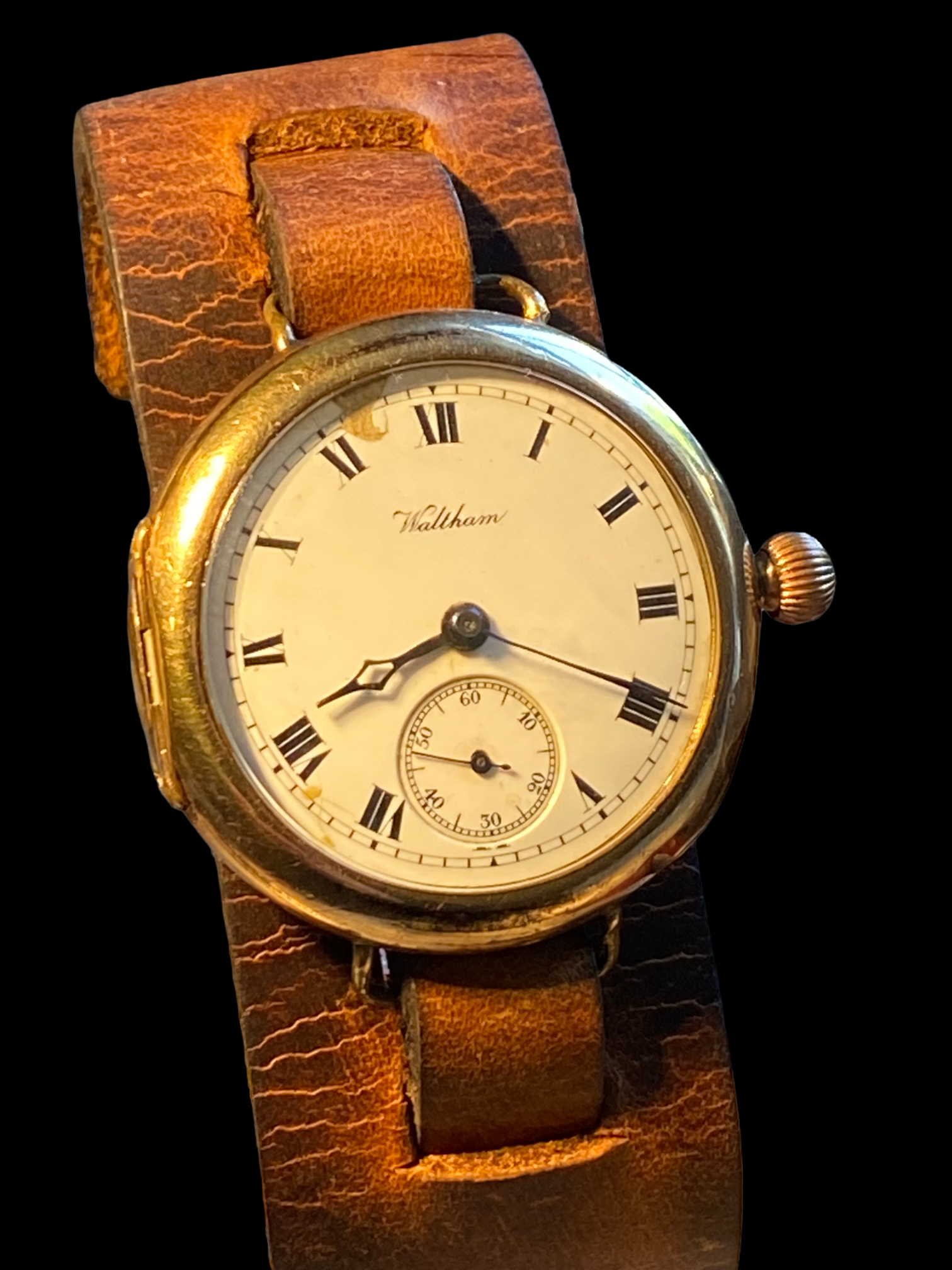 1920’s Waltham Gents Trench Style Dress Watch