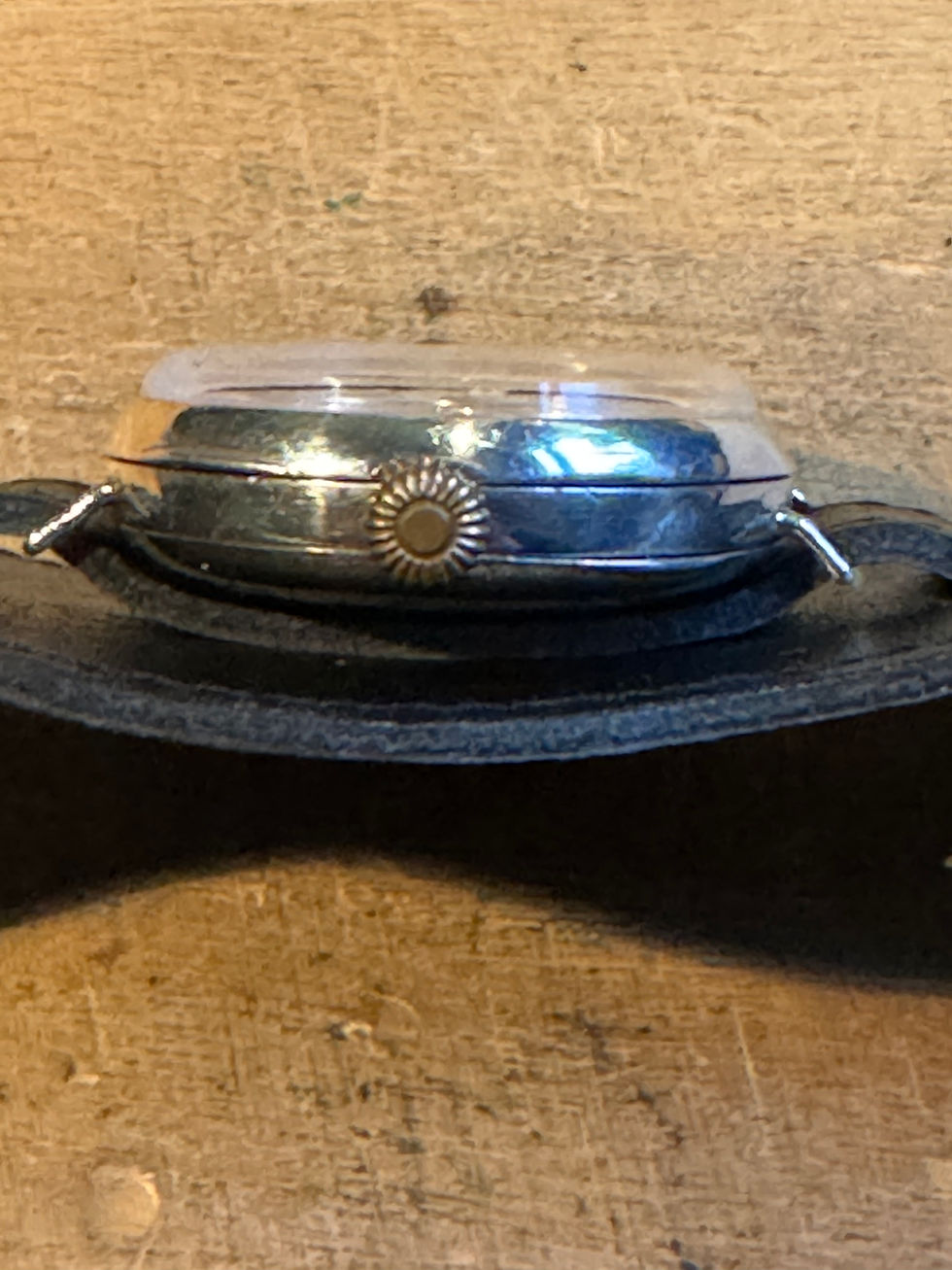 Thumbnail: WW1 1916 Sterling Silver Trench Watch VCG