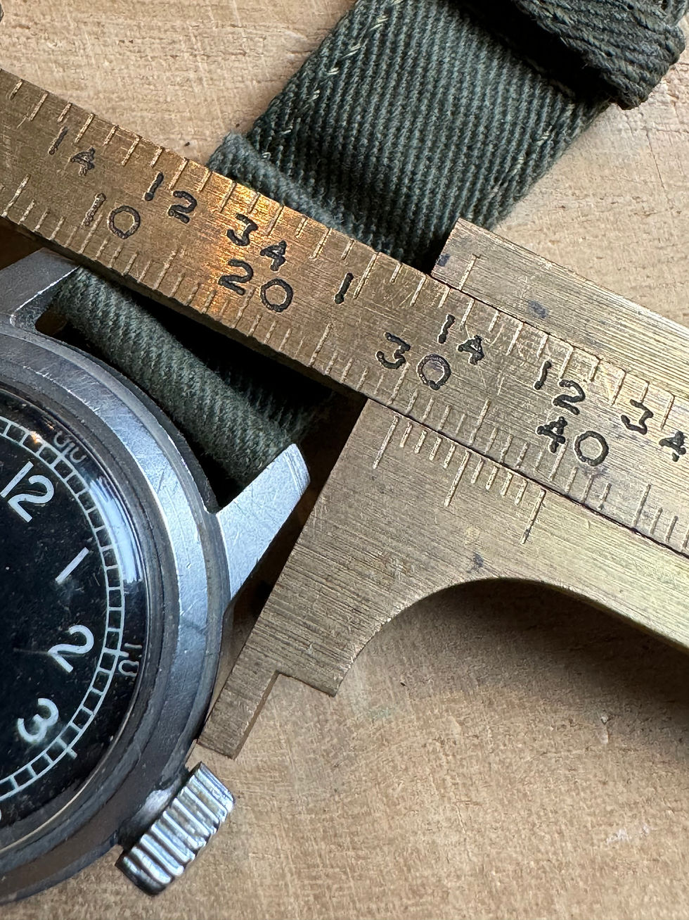 Thumbnail: 1942 WW2 Waltham A11 Gents Military Issued Watch