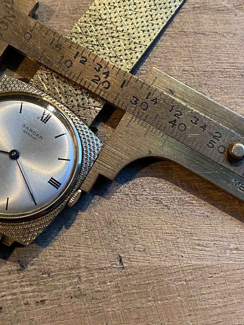 Thumbnail: 1970’s Sarcar Geneve Mens Brcelet Dress Watch