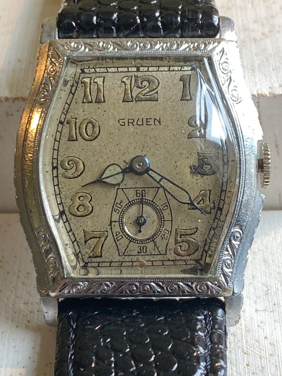 Thumbnail: 1920’s Gruen Deco Style Gents Dress Watch