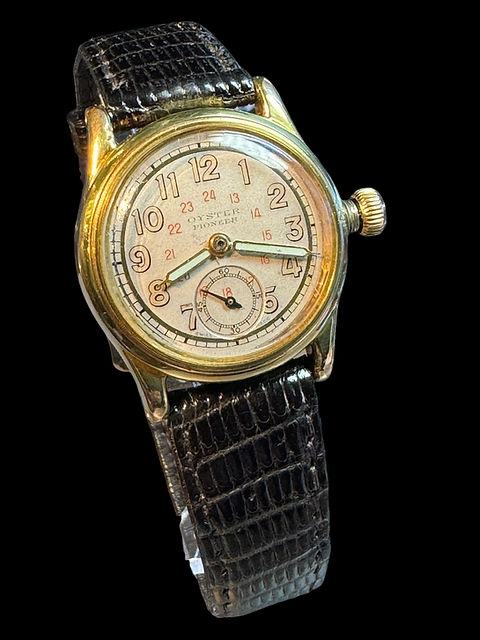 c.1941 WW2 Rolex Oyster Pioneer Canadian Pilots Watch vintagewatchroom
