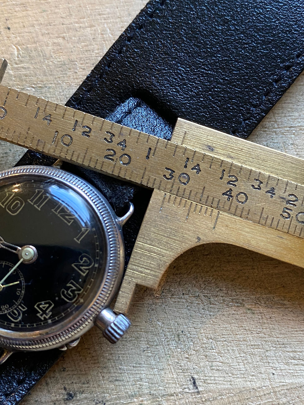 Thumbnail: WW1 1916 Sterling Silver Borgel Cased Officers Trench Watch