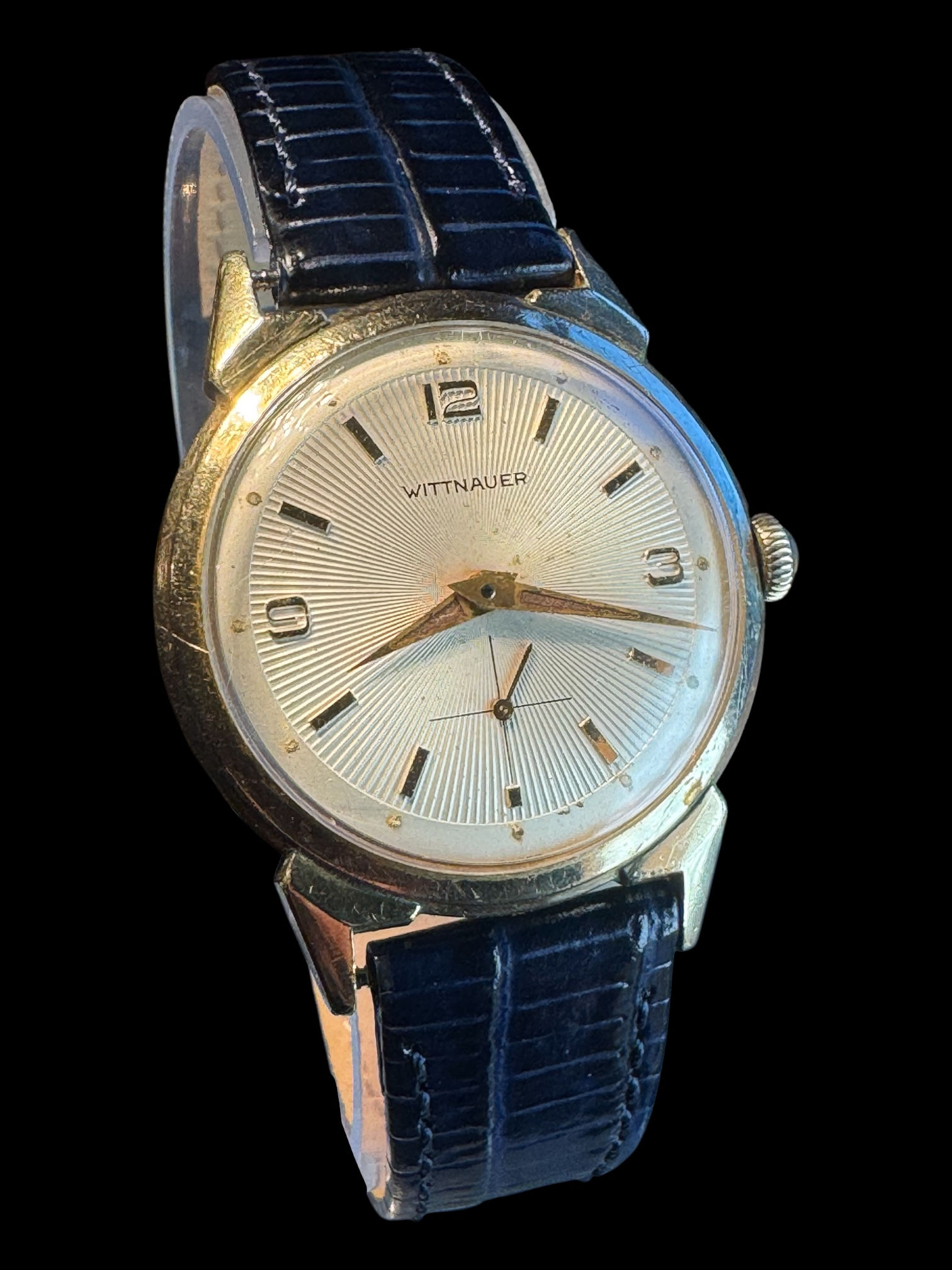 1950’s Longines Wittnauer Gents Dress Watch with original box, tags,warranty etc