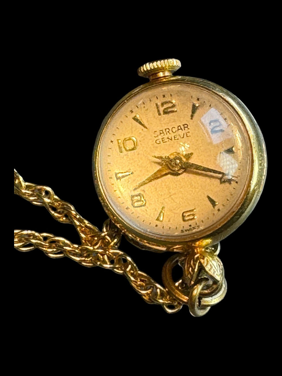 1970’s Sarcar Geneve Ladies Exhibition Pendant Watch