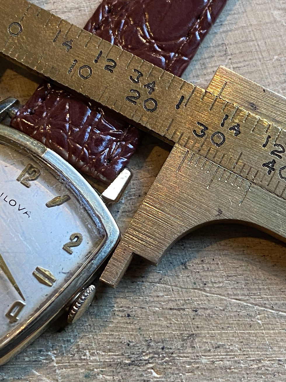 Thumbnail: 1960 Bulova American Eagle Asymetrical Gents Dress Watch