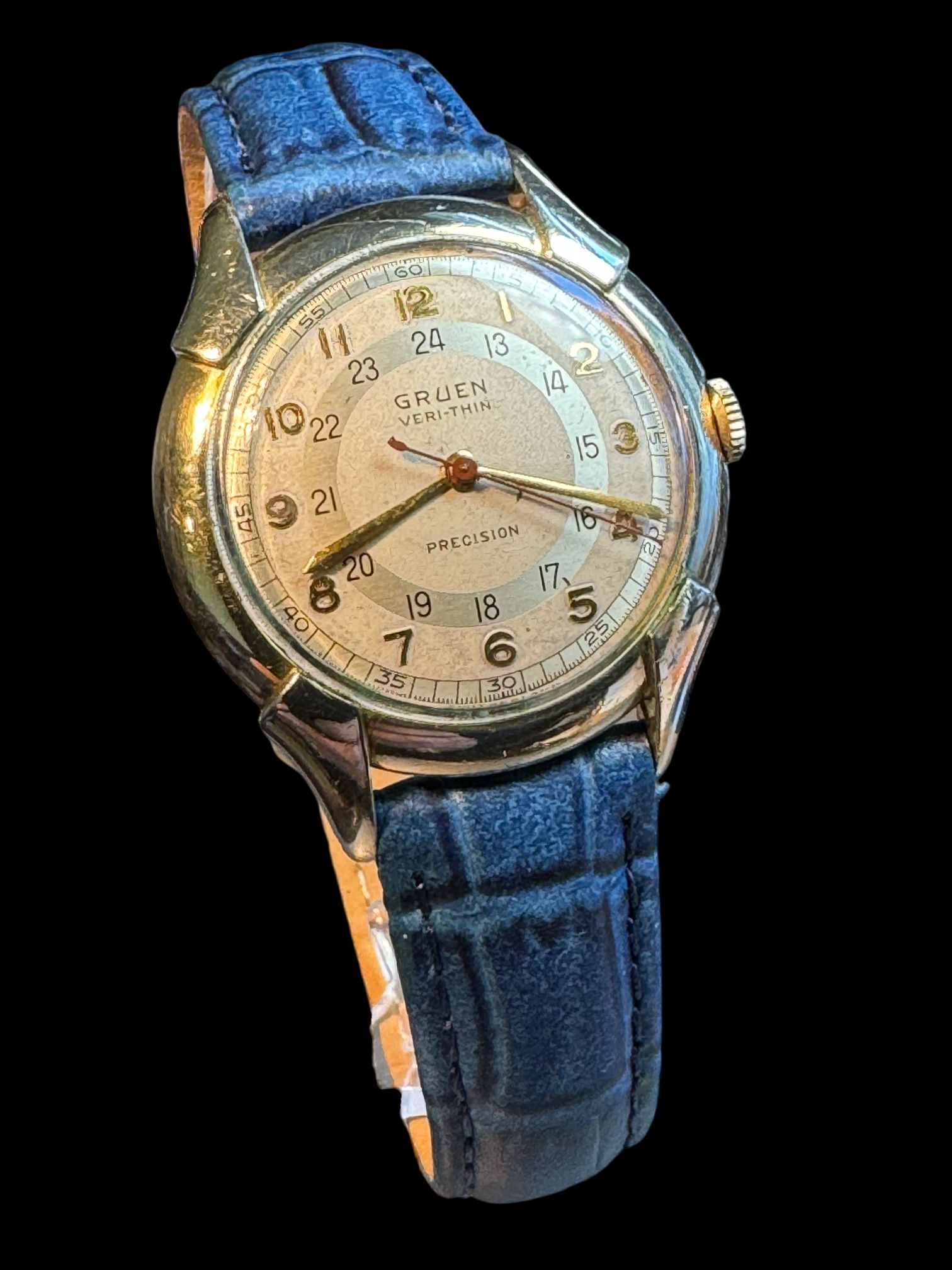 1940’s Gruen Veri-Thin Pan Am Pilots Watch
