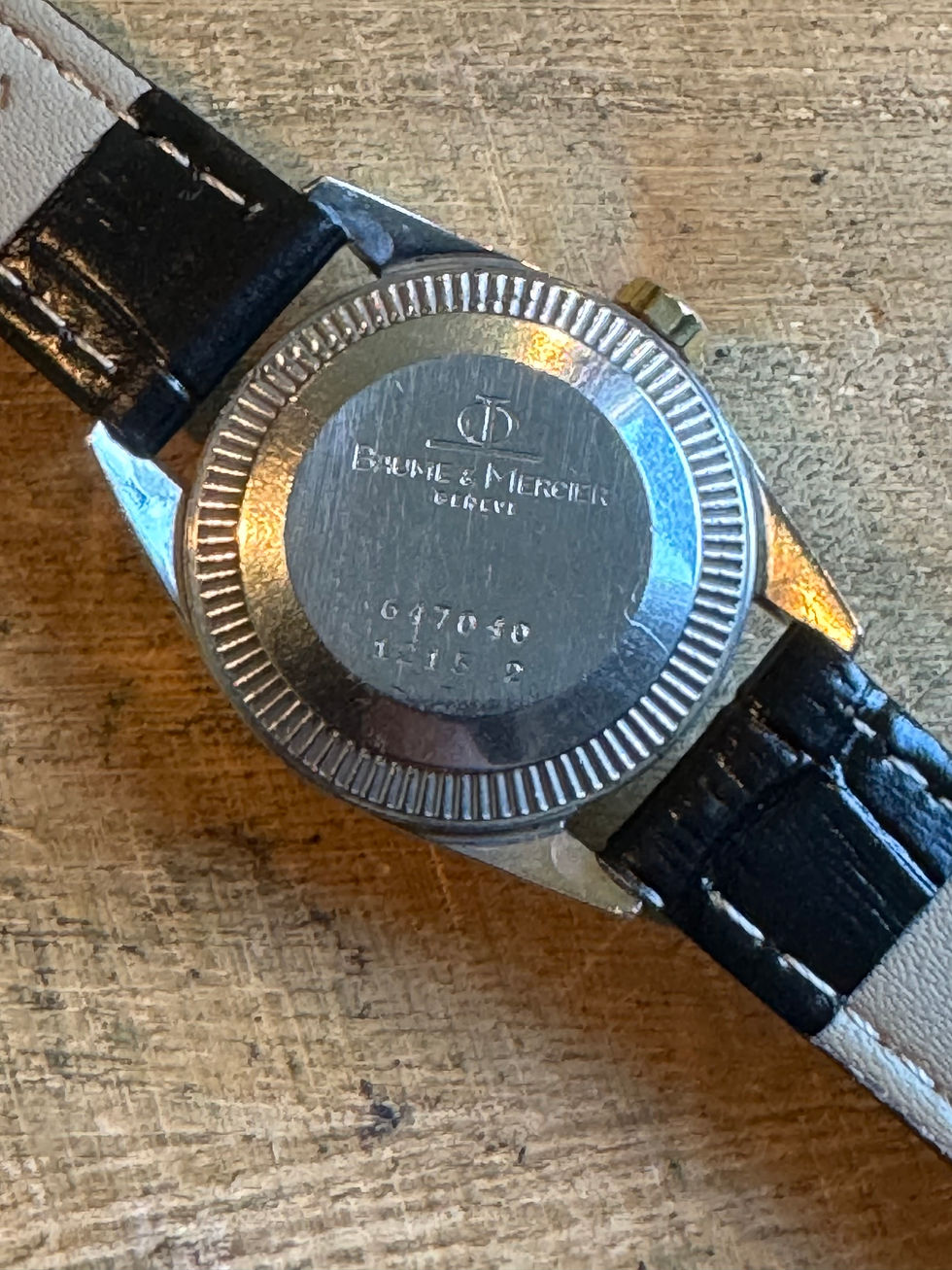 Thumbnail: 1980’s Baume & Mercier Baumatic Steel & Gold Ladies Dress Watch