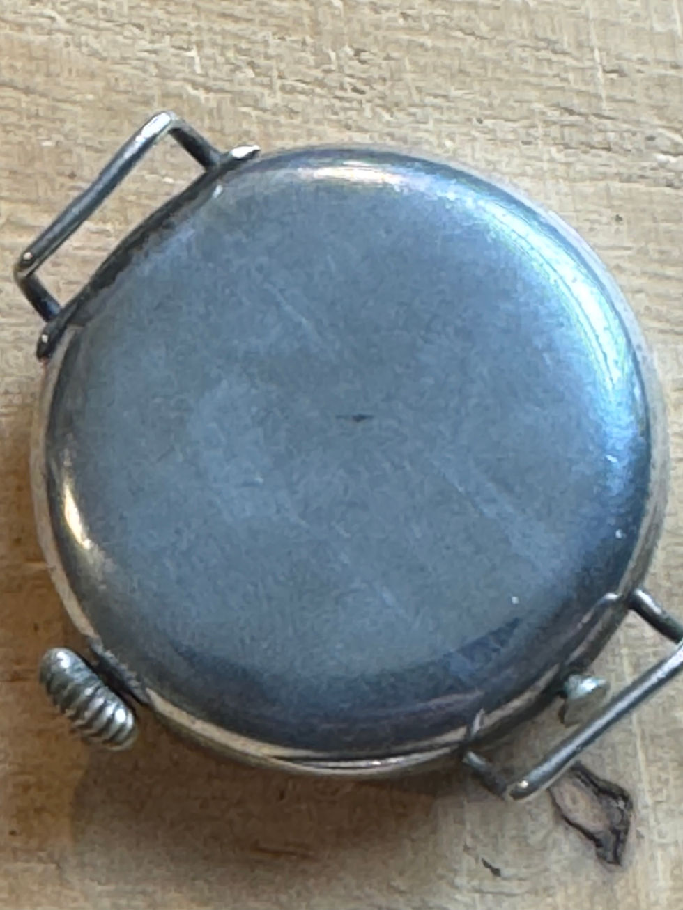 Thumbnail: 1915 WW1 Sterling Silver Full Hunter Trench Watch
