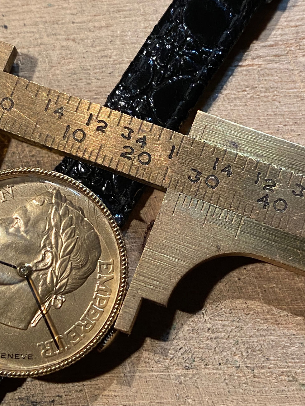 Thumbnail: 1970’s Sarcar Geneve Napoleon 1812 Coin Dress Watch