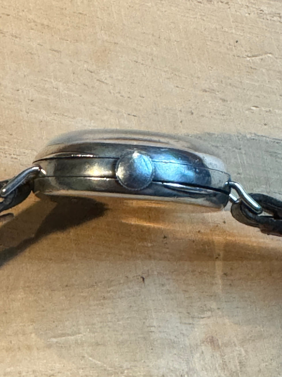 Thumbnail: c.1917 WW1 Omega Sterling Silver Trench Watch