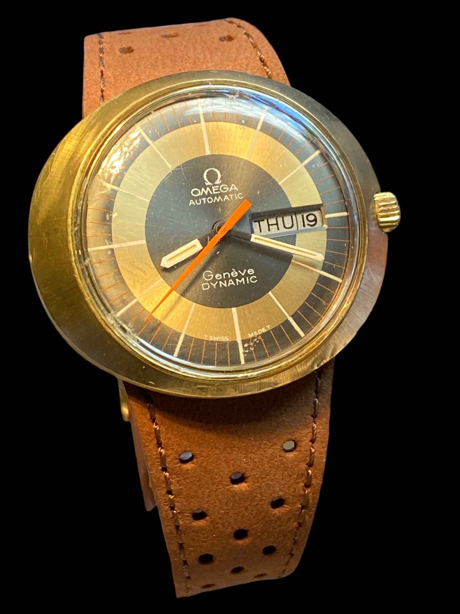 1970’s Omega Dynamic Gents Automatic Day/ Date Function on strap