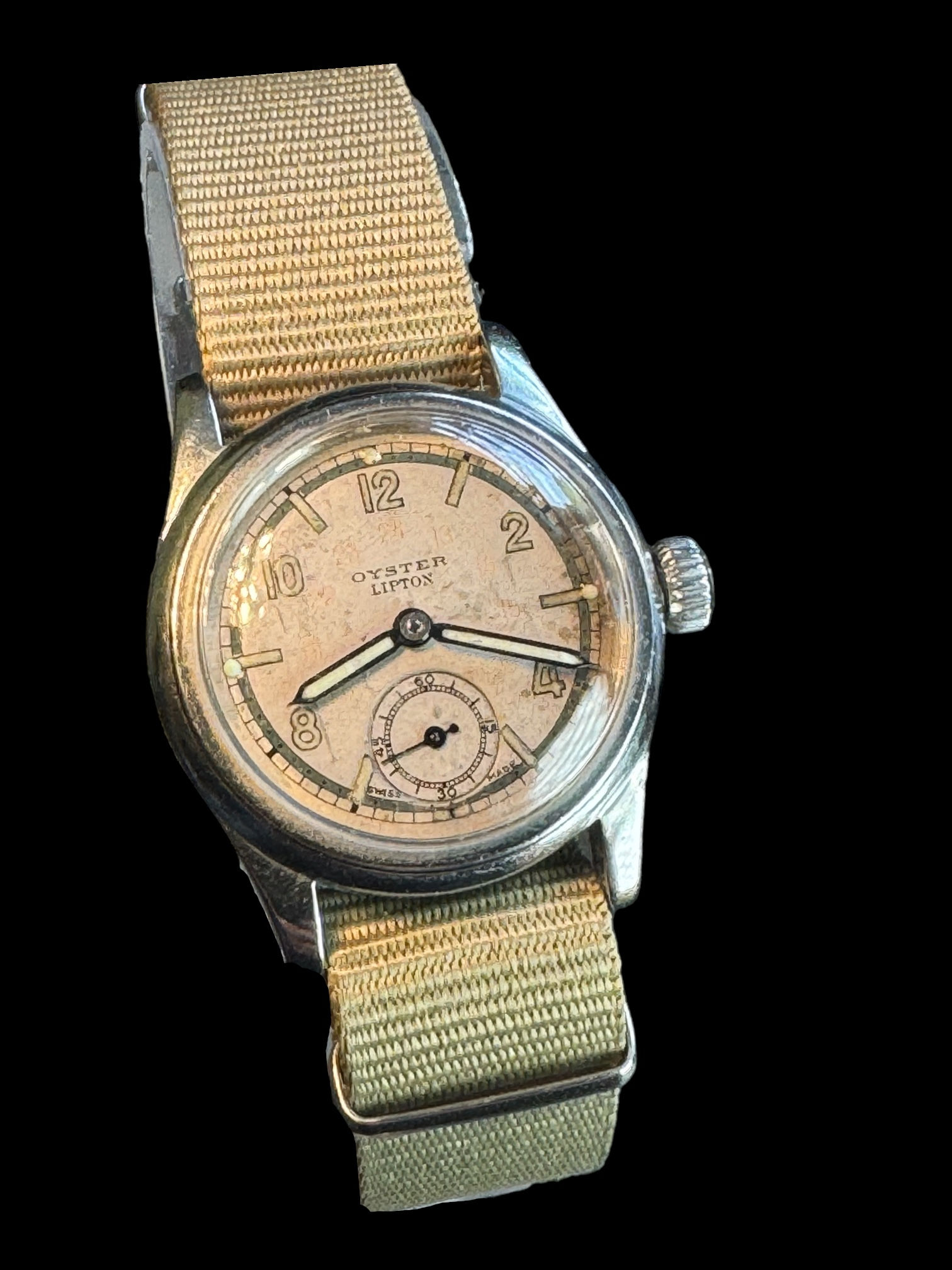 WW2 Rolex Oyster Lipton Canadian Military Watch