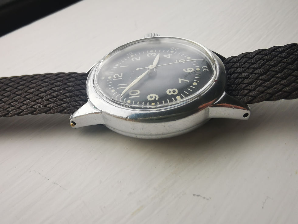 Thumbnail: WW2 Waltham MKVIII Ministry Of Defence Navigator Watch Royal Air Force