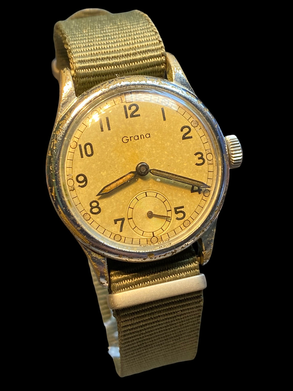 c1939 Grana ATP Official Ordnance Military Watch