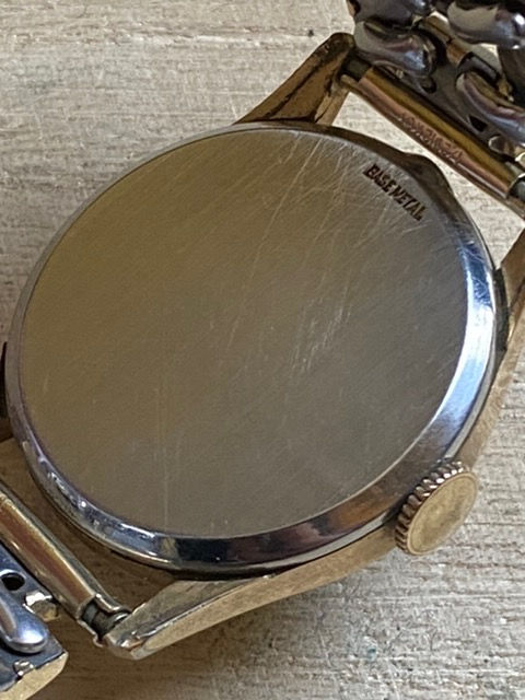 Thumbnail: 1940’s Midland Watch Co Gents Dress Watch On Bracelet  c.1949