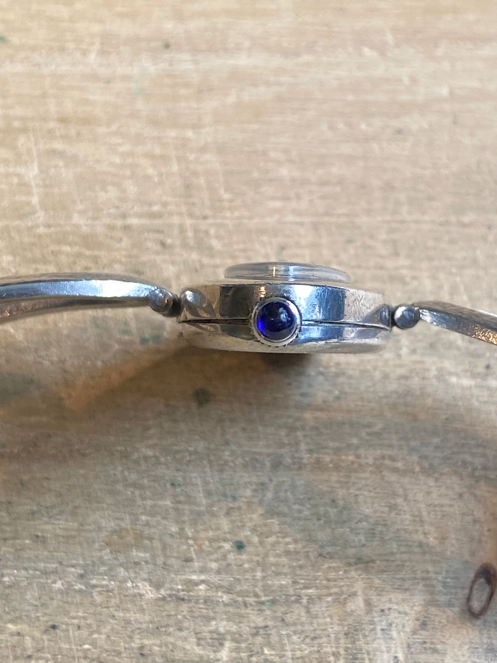 Thumbnail: 1970’s Sarcar Geneve Sterling Silver Ladies Bracelet Watch