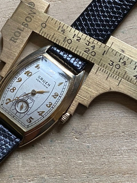 Thumbnail: Gruen Veri-thin Gents Dress Watch c.1940