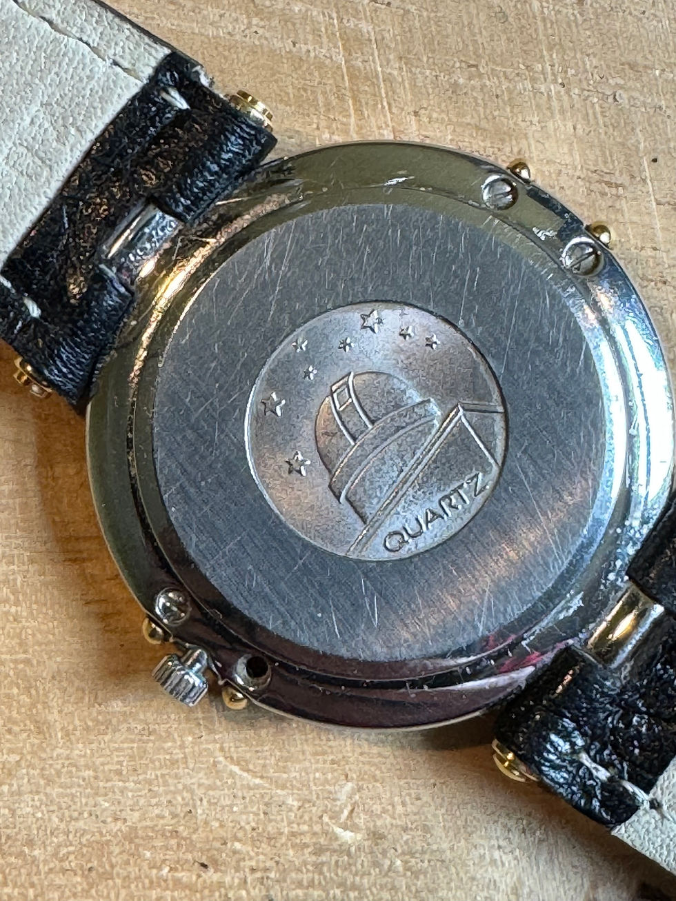 c.1987 Omega Constellation Manhattan Day Date Steel Gold Gents Watch vintagewatchroom