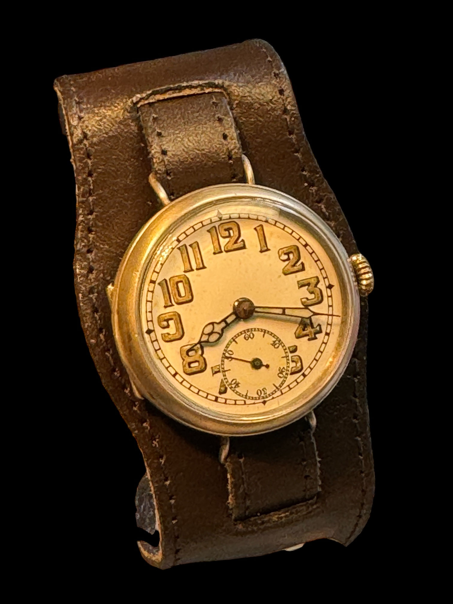 1916 WW1 Sterling Silver Unbranded Trench Watch